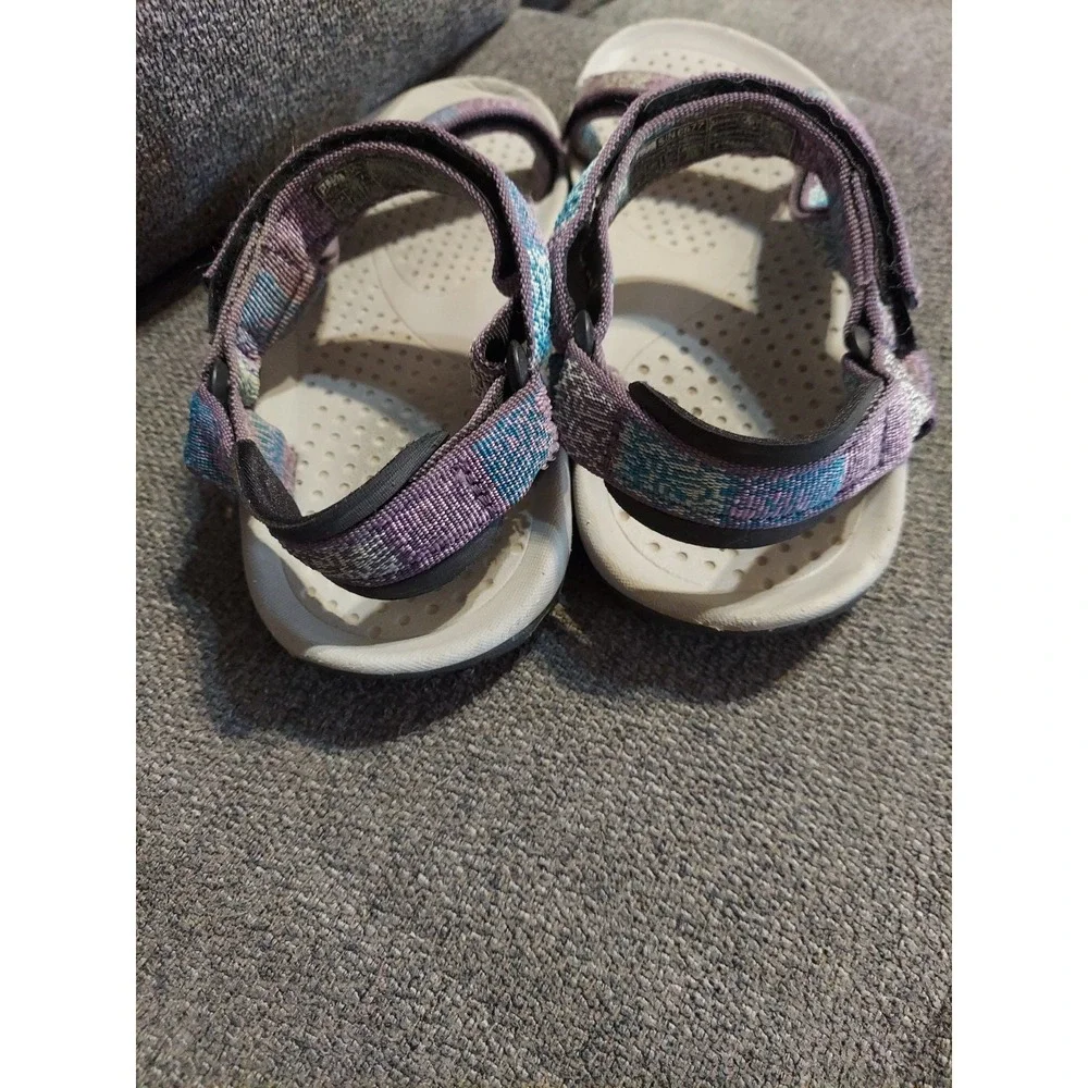 Teva Waterproof Trail hiking Shoes Sandals Womens Size 8 M Purple/Blue Summer - Picture 5 of 9